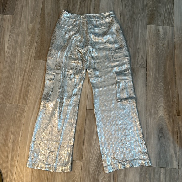 Alice and Olivia Sequin Pants Size 8 - Picture 8 of 13